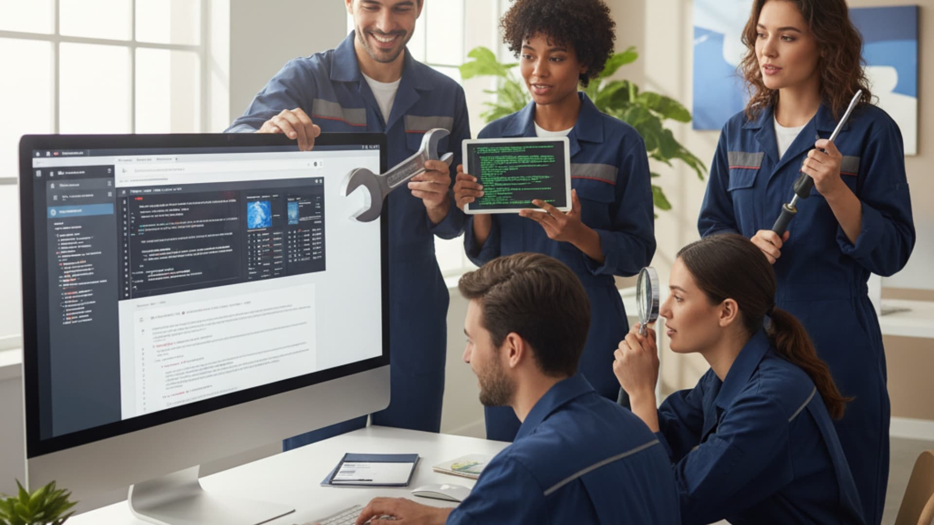 Website Updates & Maintenance Background